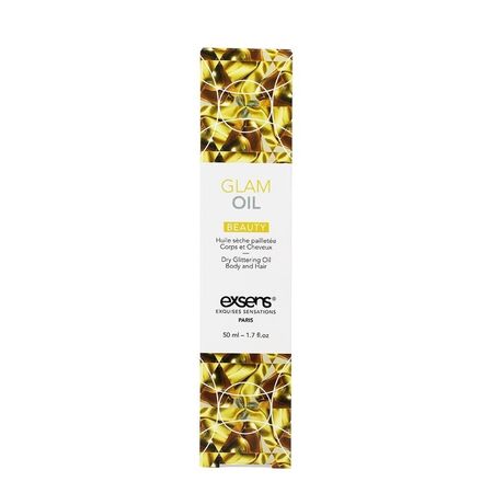 Сухое масло с блеском для волос и тела Glam Oil - 50 мл.